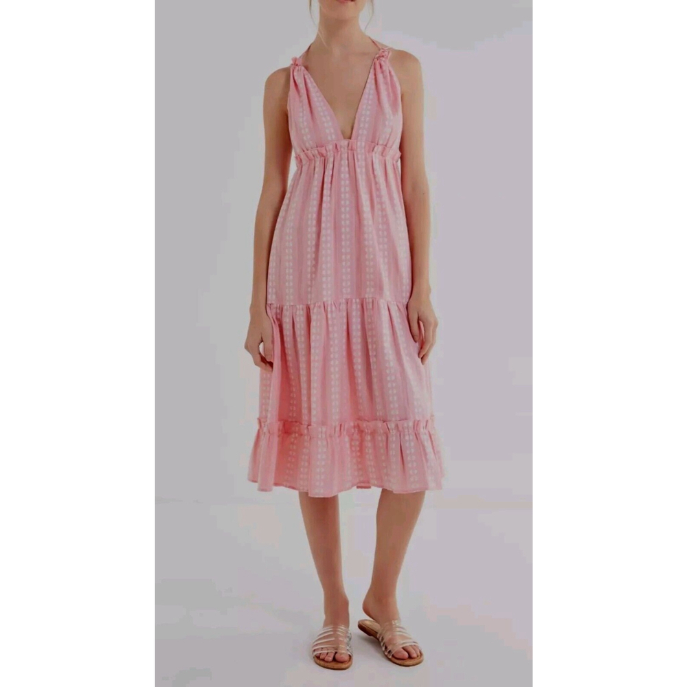 Cleobella Pink Midi Dress